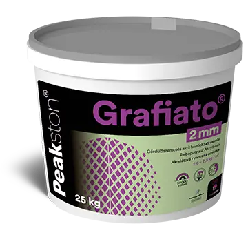 GRAFIATO 2 mm dörzsölt hatású vékonyvakolat GRAFIATO 2 mm dörzsölt hatású vékonyvakolat