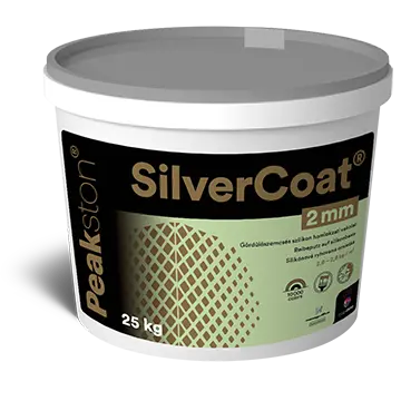 SILVERCOAT 2 mm dörzsölt hatású finomvakolat SILVERCOAT 2 mm dörzsölt hatású finomvakolat