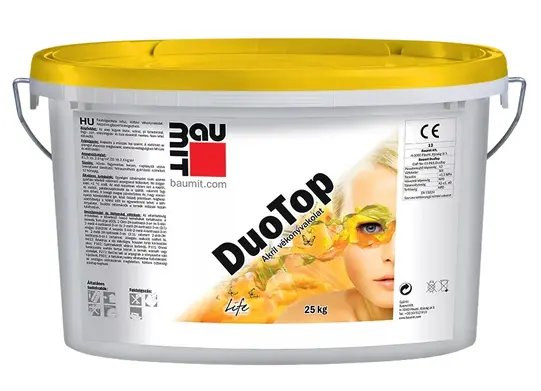 Baumit DuoTop 1,5 mm kapart hatású díszvakolat